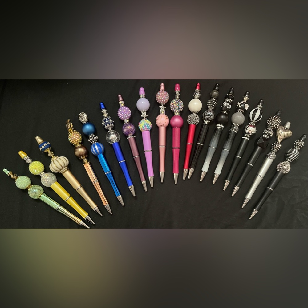 Beaded pen - Picture 2 of 2